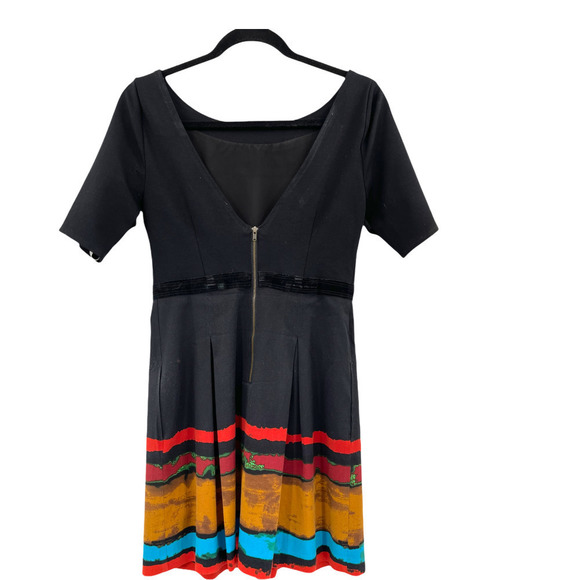 𝅺anthro TRACY REESE DRESS W/ COLORFUL HEM - Picture 4 of 5